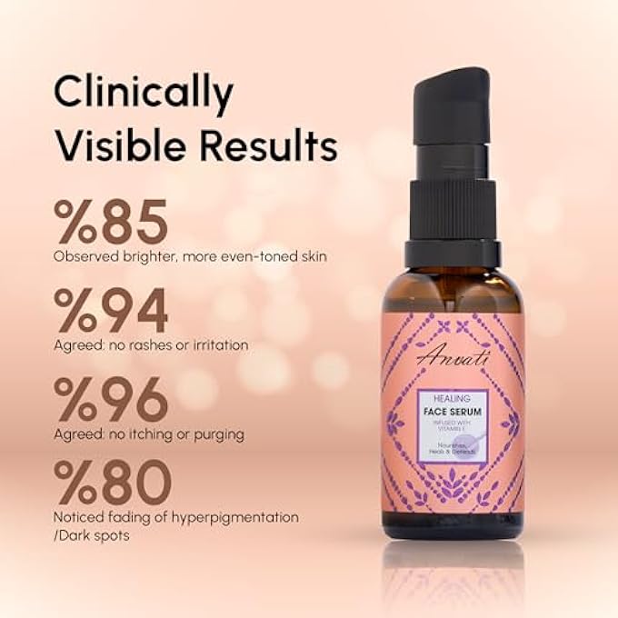 Anvati VITAMIN E SERUM FOR FACE AND ANTI AGING  MOISTURISER FOR WOMEN WITH HYALURONIC ACID, DAMASK ROSE, COCONUT WATER  ANTI AGING SERUM FOR ACNE, DARK SPOTS & DRY SKIN MOISTURIZER- 30 ML - Image 4